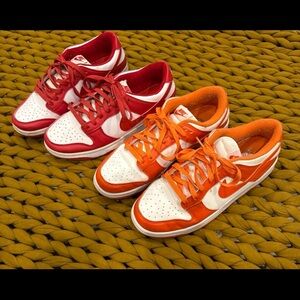 Kids Red and Orange Sneakers